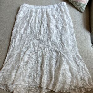White Lace Skirt